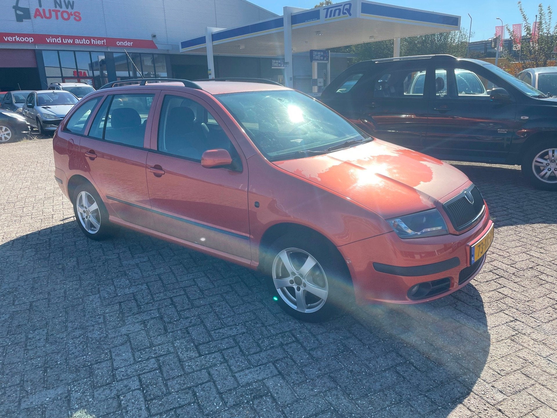 Skoda Fabia Combi 1.4-16V Spirit+ inruil koopje apk 7-2027, Auto's, Voorwielaandrijving, Gebruikt, 49 €/maand, Origineel Nederlands