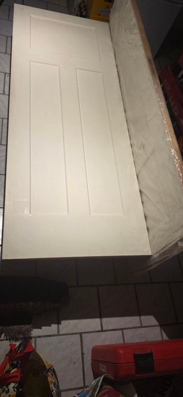 2 Stompe Binnendeuren - Wit, Doe-het-zelf en Verbouw, Deuren en Horren, Ophalen, Binnendeur, Nieuw, 200 tot 215 cm
