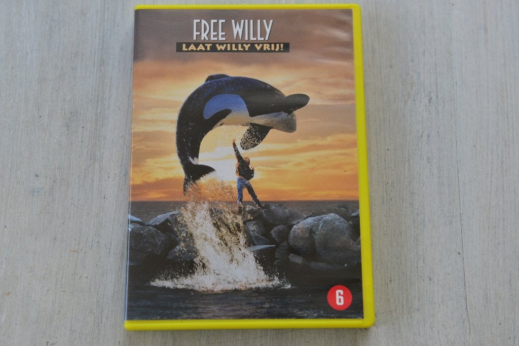 FREE WILLY =-= Laat Willy Vrij en met heel veel extras, Cd's en Dvd's, Alle leeftijden, Verzenden, Zo goed als nieuw