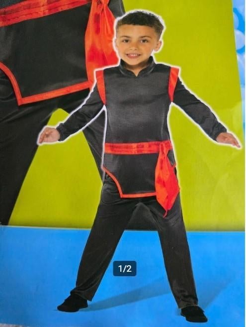 Ninja outfit mt 104 / 116, Ophalen of Verzenden, Nieuw, 110 t/m 116, Jongen
