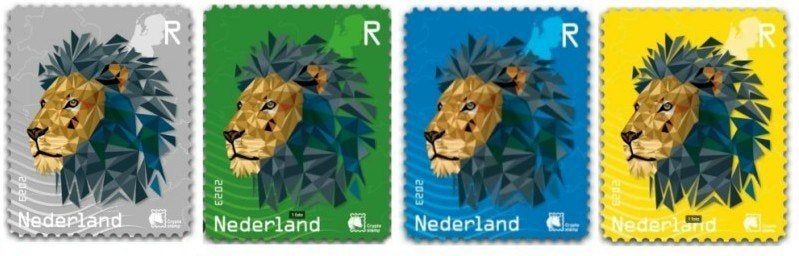 Nederland 2023, unieke serie van 4 cryptozegels., Verzenden, Na 1940, Postfris