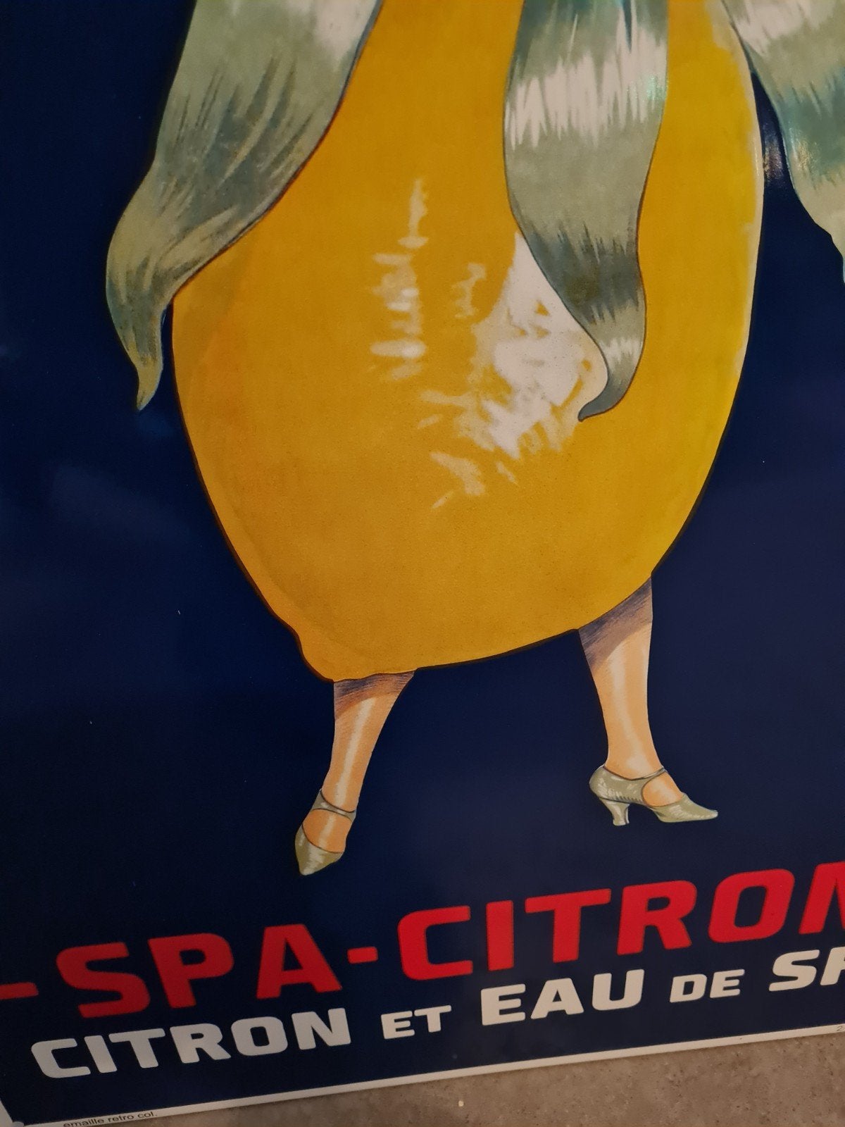Spa emaille bord gelimiteerd, Verzamelen, Merken en Reclamevoorwerpen, Ophalen of Verzenden, Reclamebord