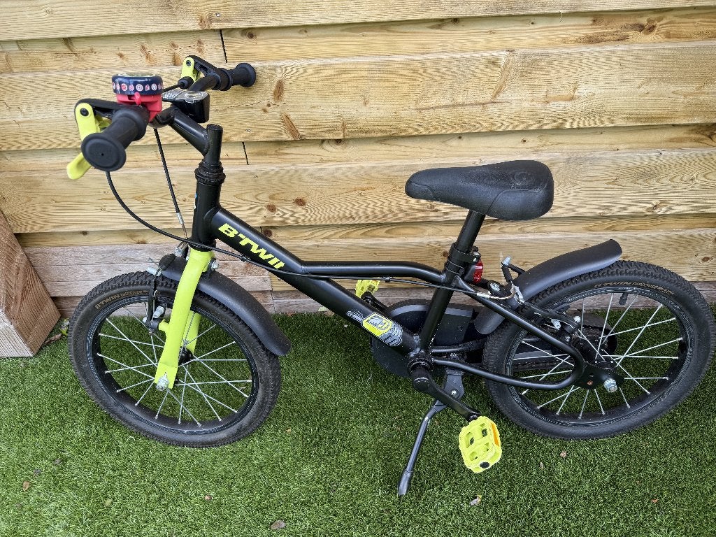 kinderfiets B'twin 16 inch, Fietsen en Brommers, Fietsen | Kinderfietsjes, Ophalen, Velgrem, B'Twin, 16 tot 20 inch