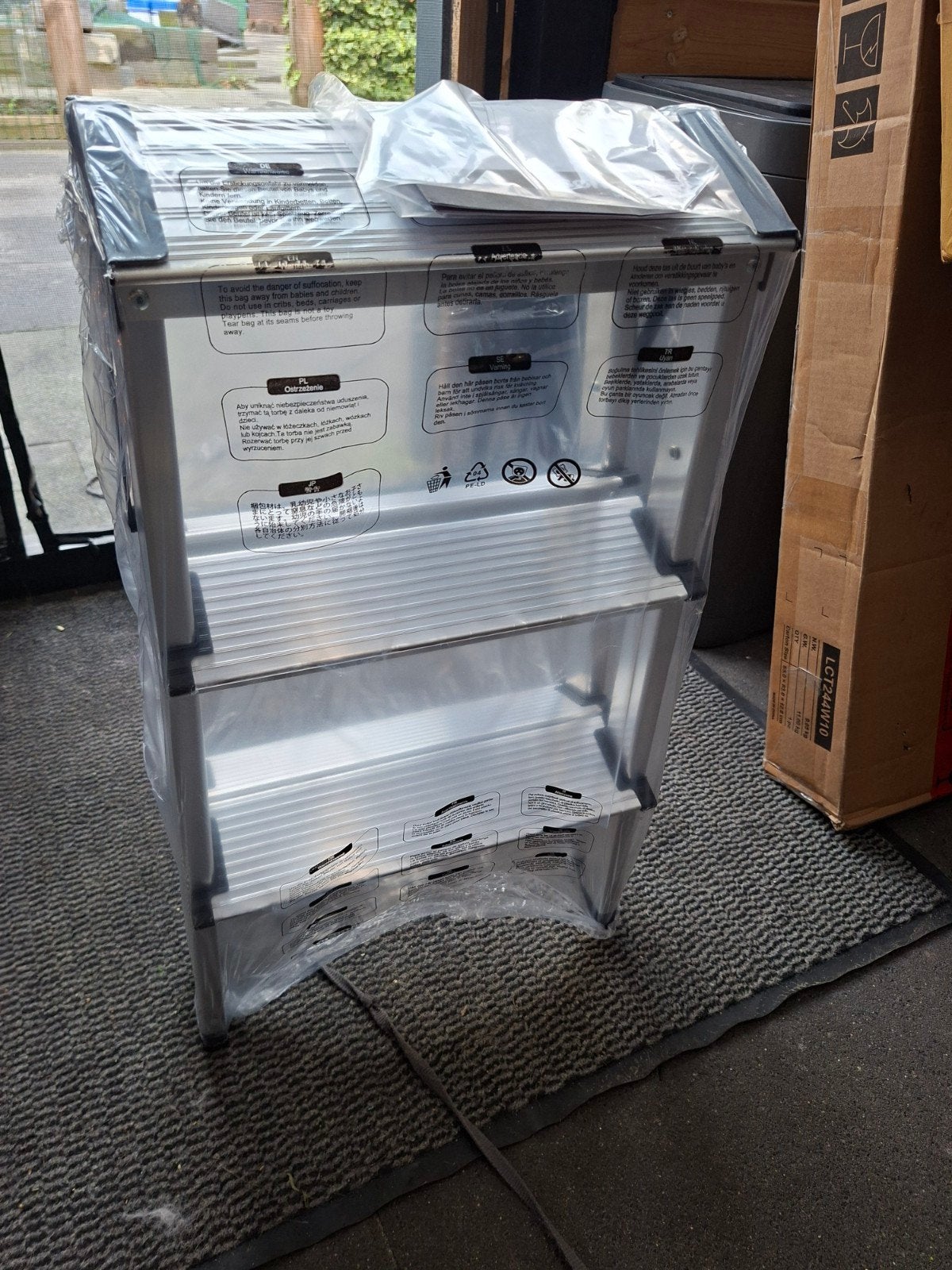 Aluminium keukentrapje, Ophalen, Trap, Nieuw, Opvouwbaar of Inschuifbaar