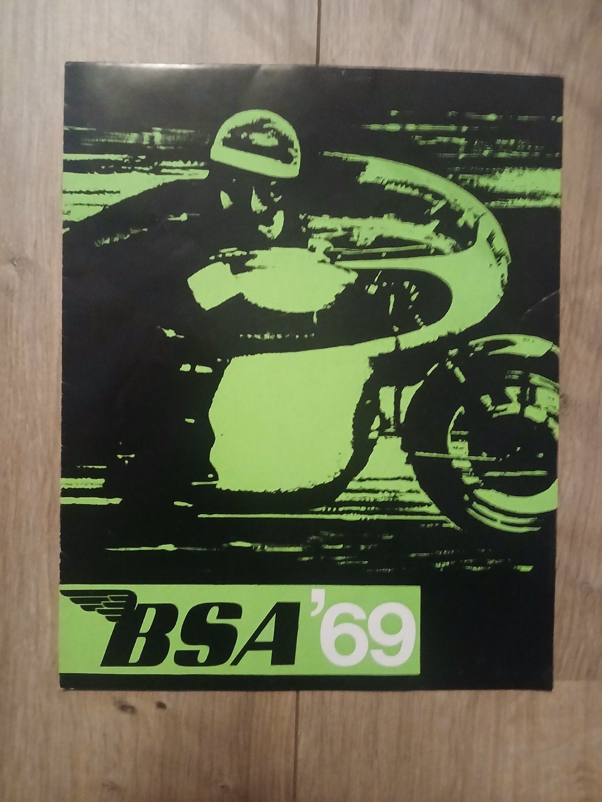 Originele BSA Motorfiets Brochure 1969 - Zeldzaam!, Ophalen of Verzenden
