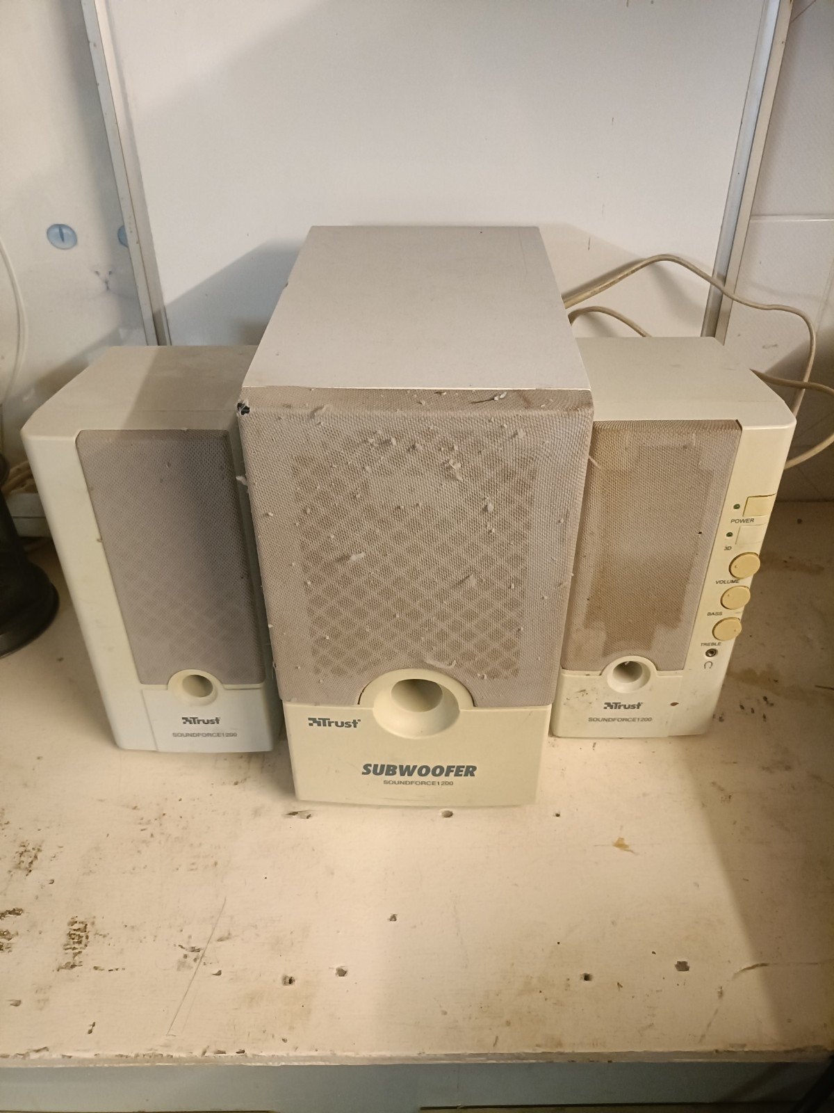 Trust PC Speaker Set met Subwoofer - Soundforce 1200, Ophalen of Verzenden, Gebruikt, Subwoofer, Overige merken