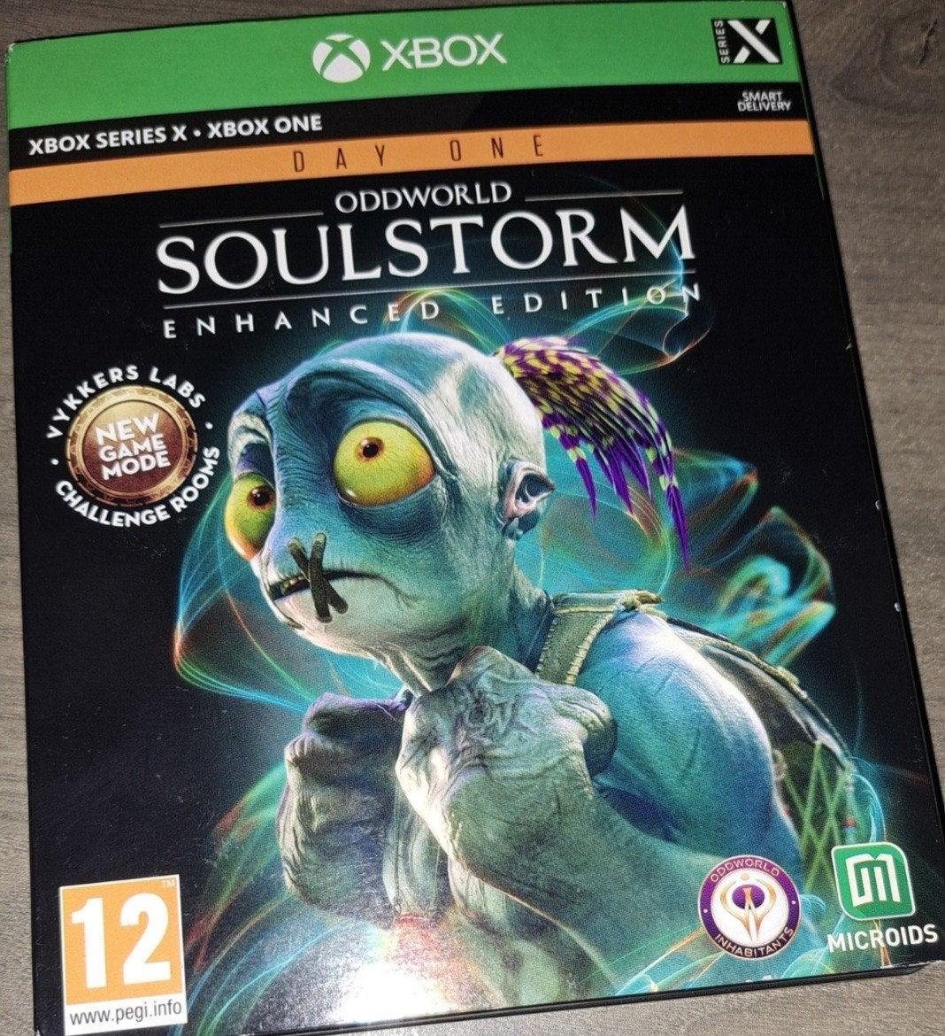Oddworld soulstorm enhanced edition xbox one z.g.a.n., 1 speler, Ophalen of Verzenden, Zo goed als nieuw, Vanaf 3 jaar