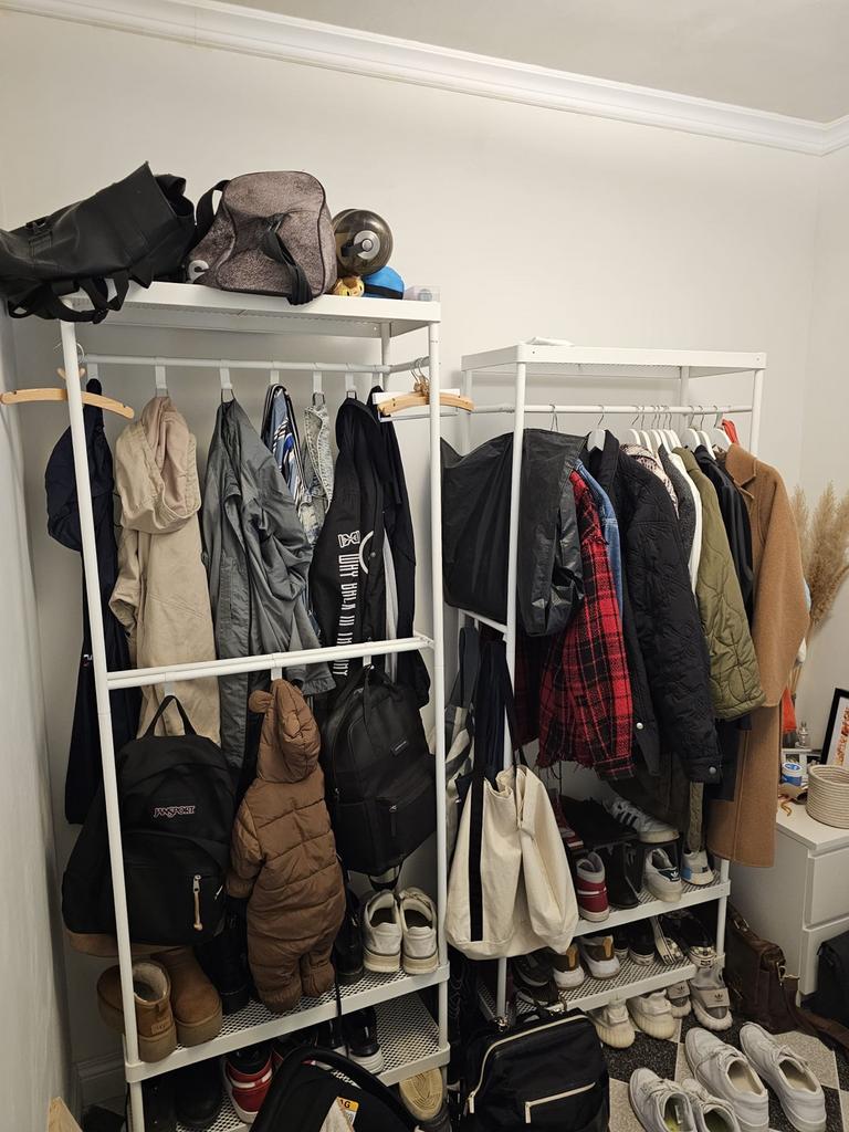 Een IKEA Mackapär kledingrekken - perfect voor de hal!, Ophalen, Met plank(en), Gebruikt, 50 tot 100 cm