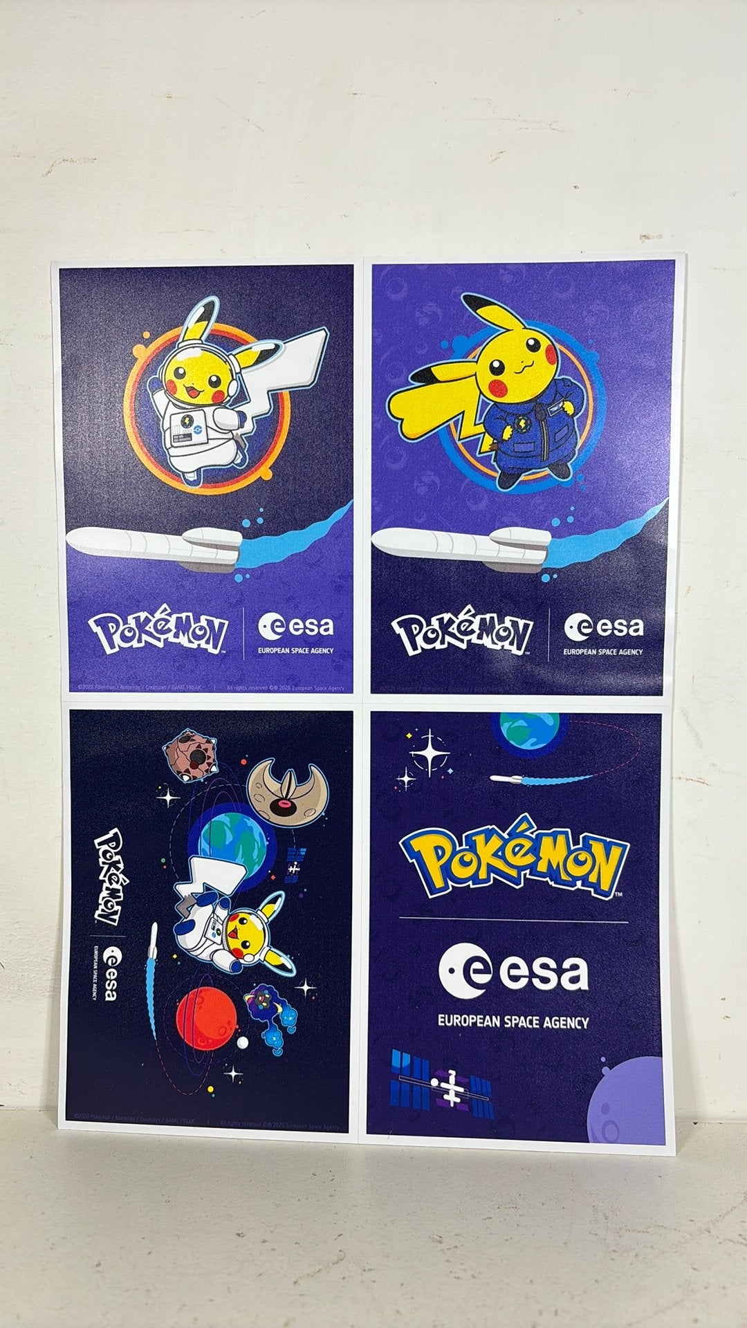 Stickers pikachu pokemon Esa, Verzenden, Zo goed als nieuw, Overige typen