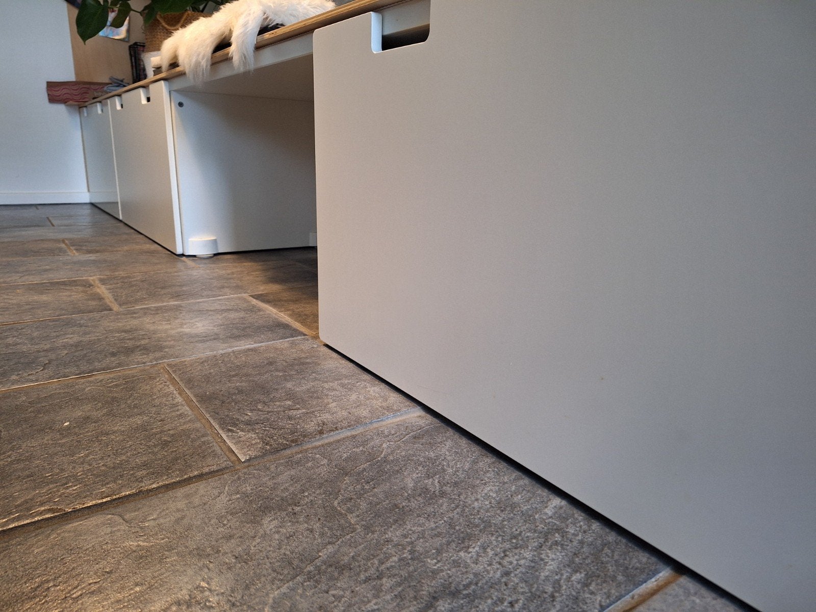 IKEA STUVA 7 maal opbergbank met 5 lades en 2 zitkussens, Ophalen, Gebruikt, Tafel