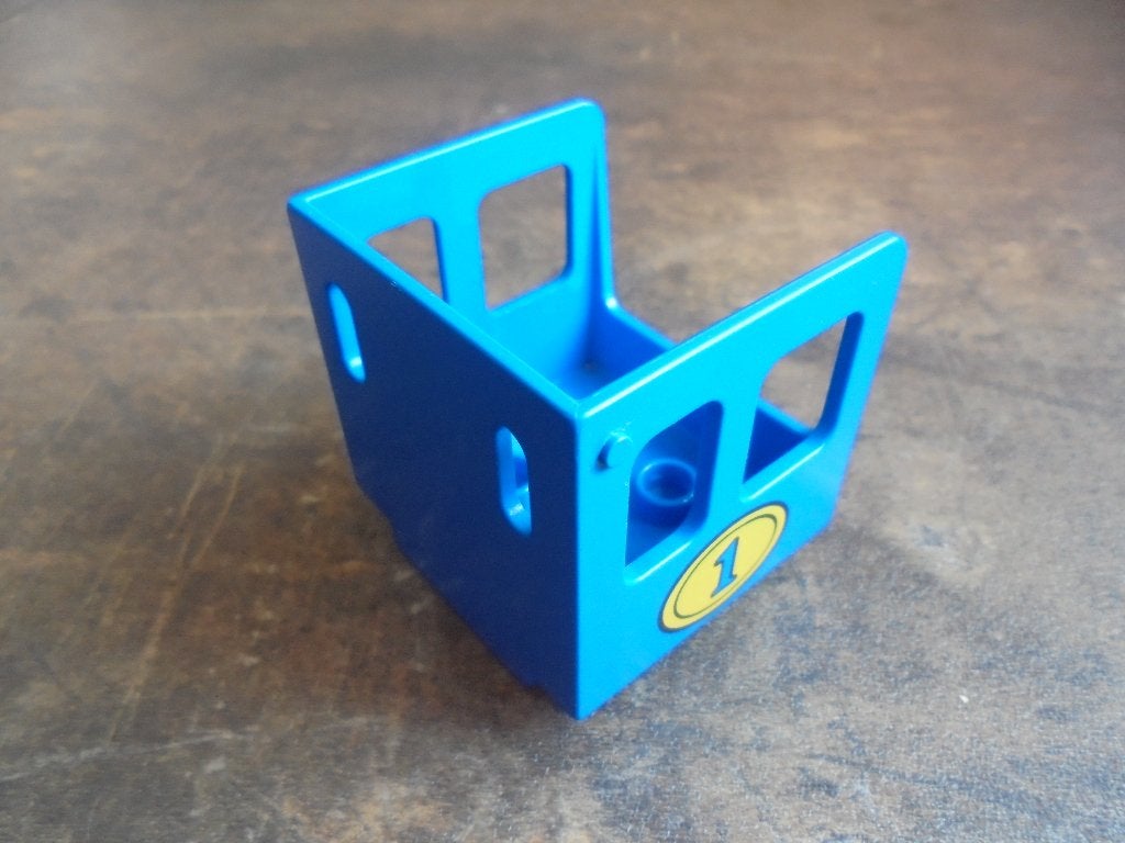 Lego Duplo Train Steam Engine Cabin 3x3x3 (zie foto's), Ophalen of Verzenden, Gebruikt, Losse stenen, Duplo