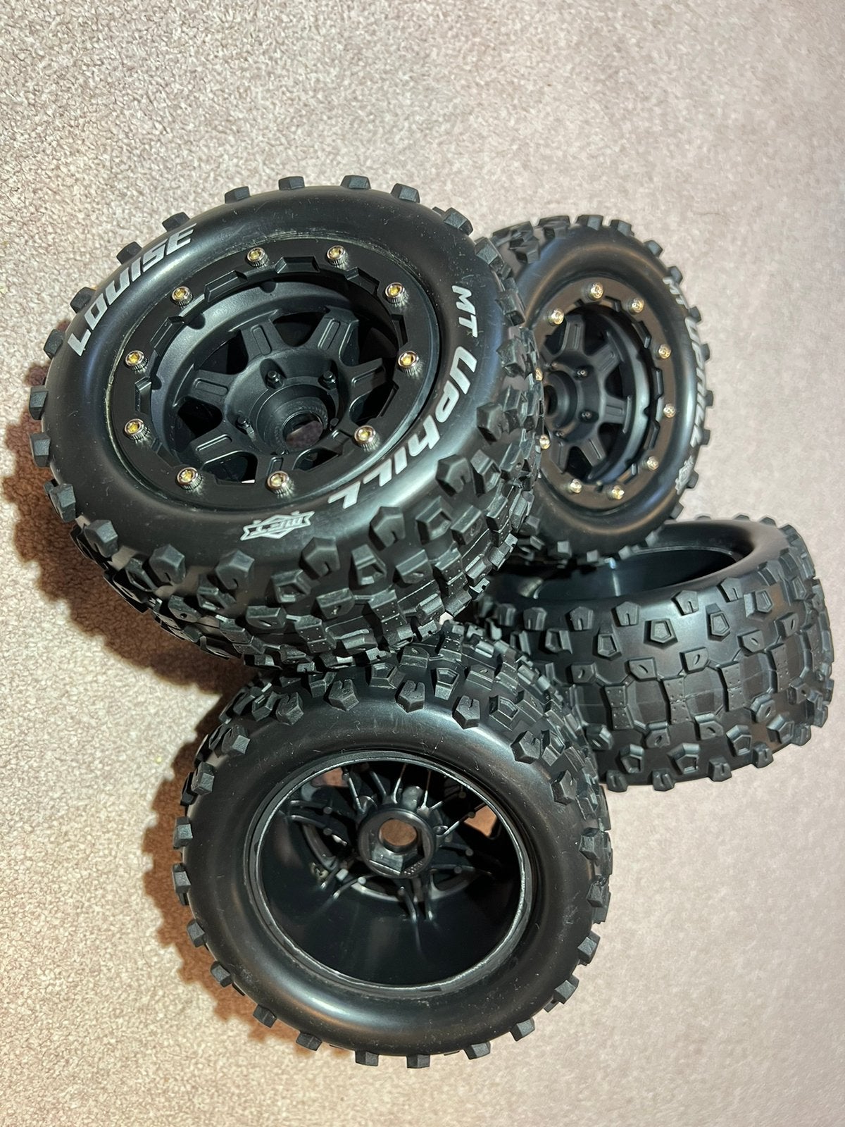 RC wielen Louise MT-Uphill MFT 140 mm hex 17 mm, Ophalen of Verzenden, Zo goed als nieuw, Overige schalen, Onderdeel