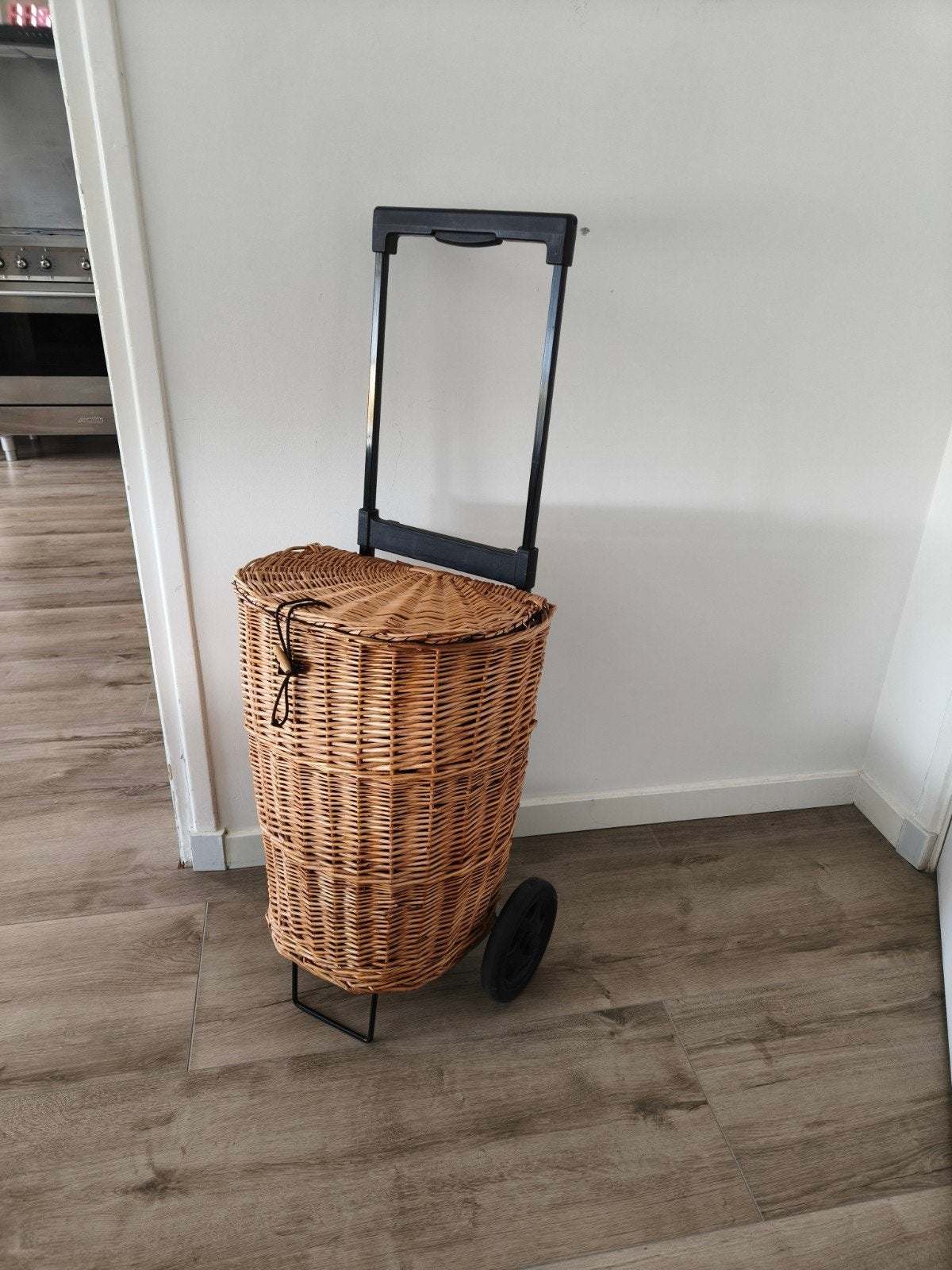 rieten boodschappen trolley, Ophalen of Verzenden