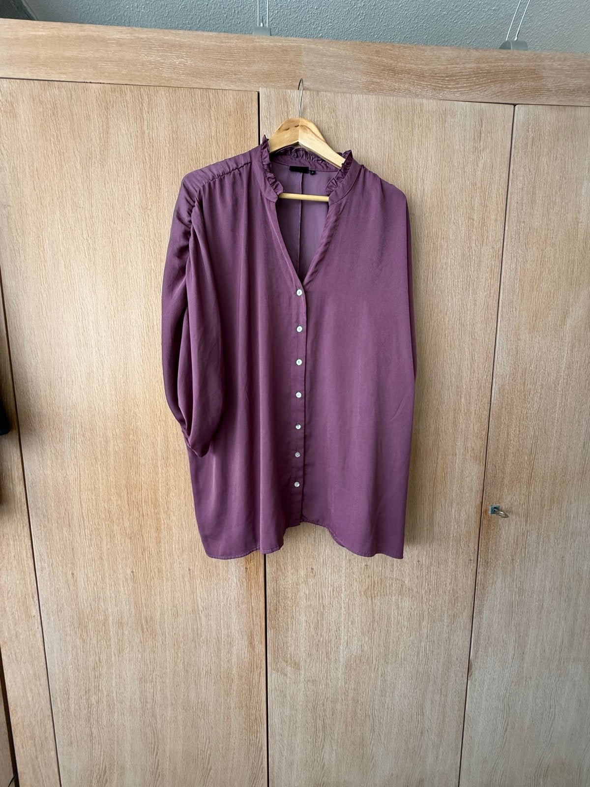 Zizzi Blouse Paars Maat L, Ophalen of Verzenden, Zo goed als nieuw, Maat 42/44 (L), Paars