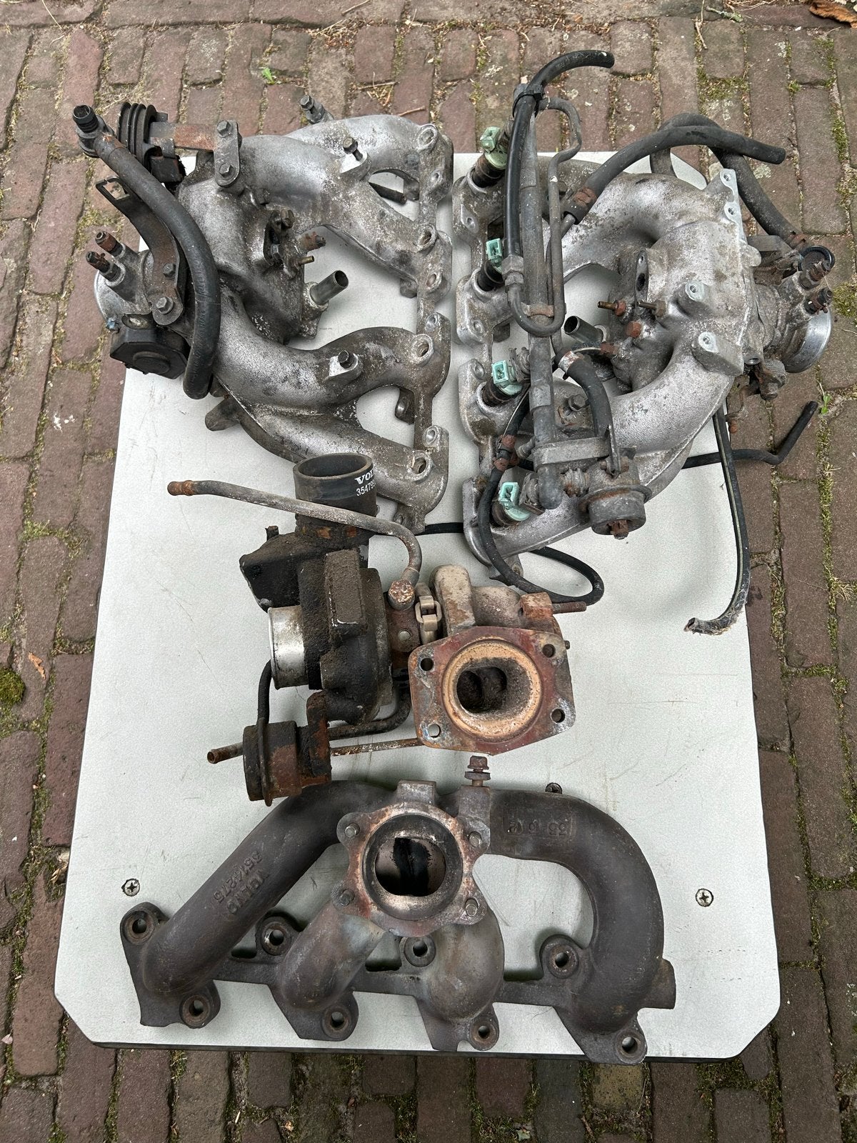 Turbo en spruitstukken Volvo B230FK motor, Ophalen, Gebruikt, Volvo