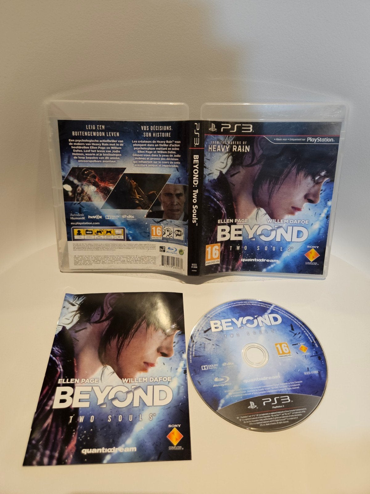 Beyond Two Souls PS3, Avontuur en Actie, 1 speler, Ophalen of Verzenden, Zo goed als nieuw
