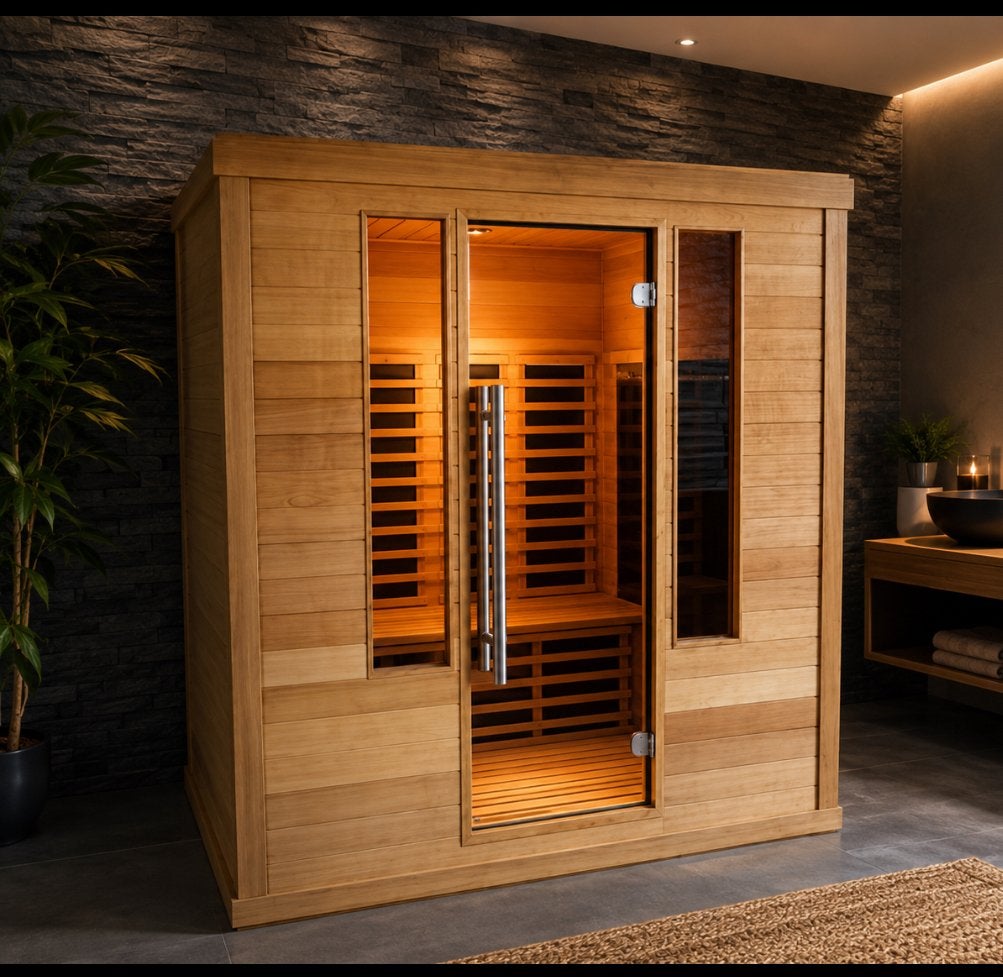 Infrarood sauna - Complete sauna voor ontspanning, Sport en Fitness, Sauna, Ophalen, Zo goed als nieuw, Infrarood, Complete sauna