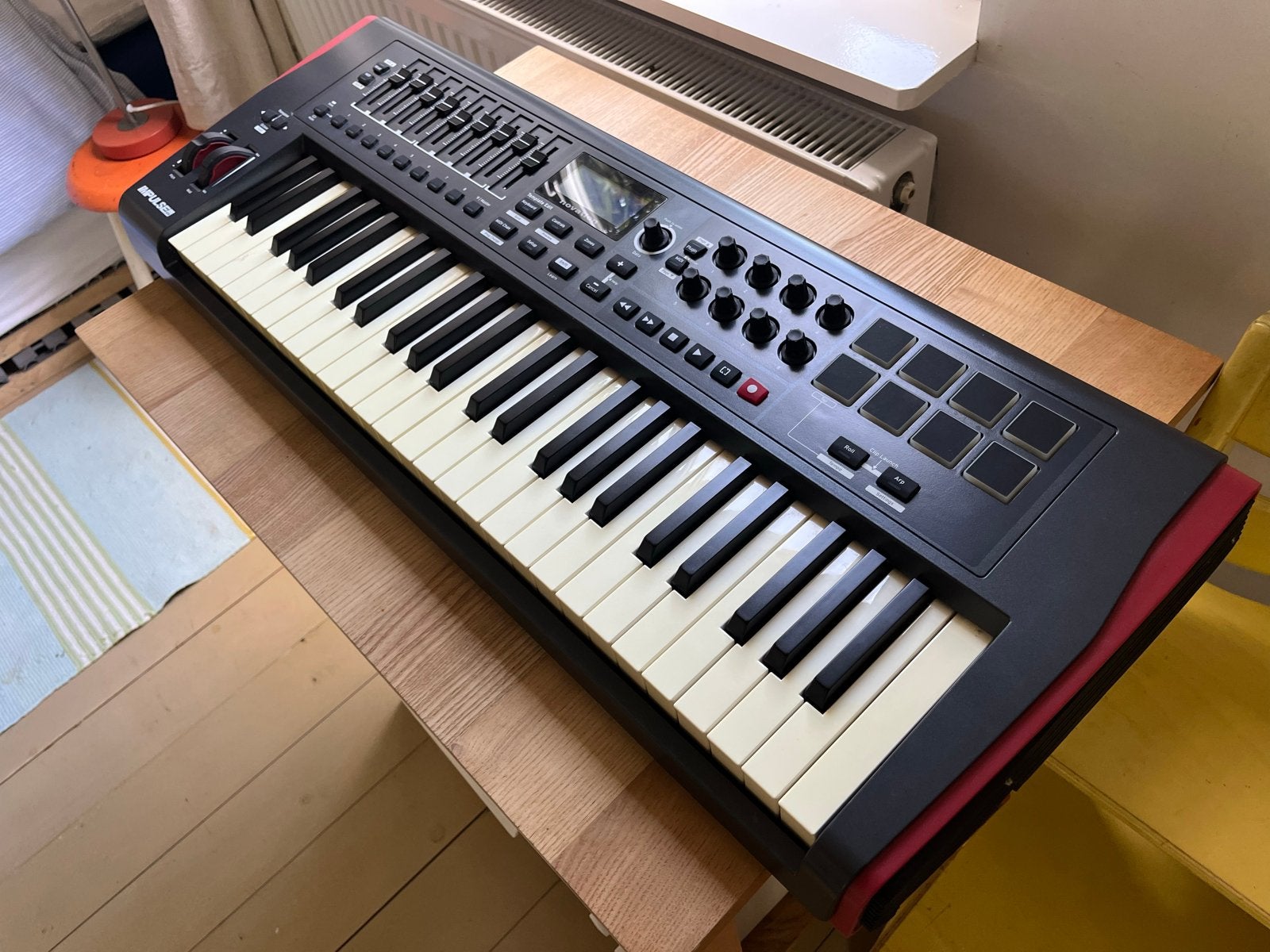 Novation Impulse 49 MIDI Controller Keyboard, 49 toetsen, Novation, Ophalen of Verzenden, Zo goed als nieuw