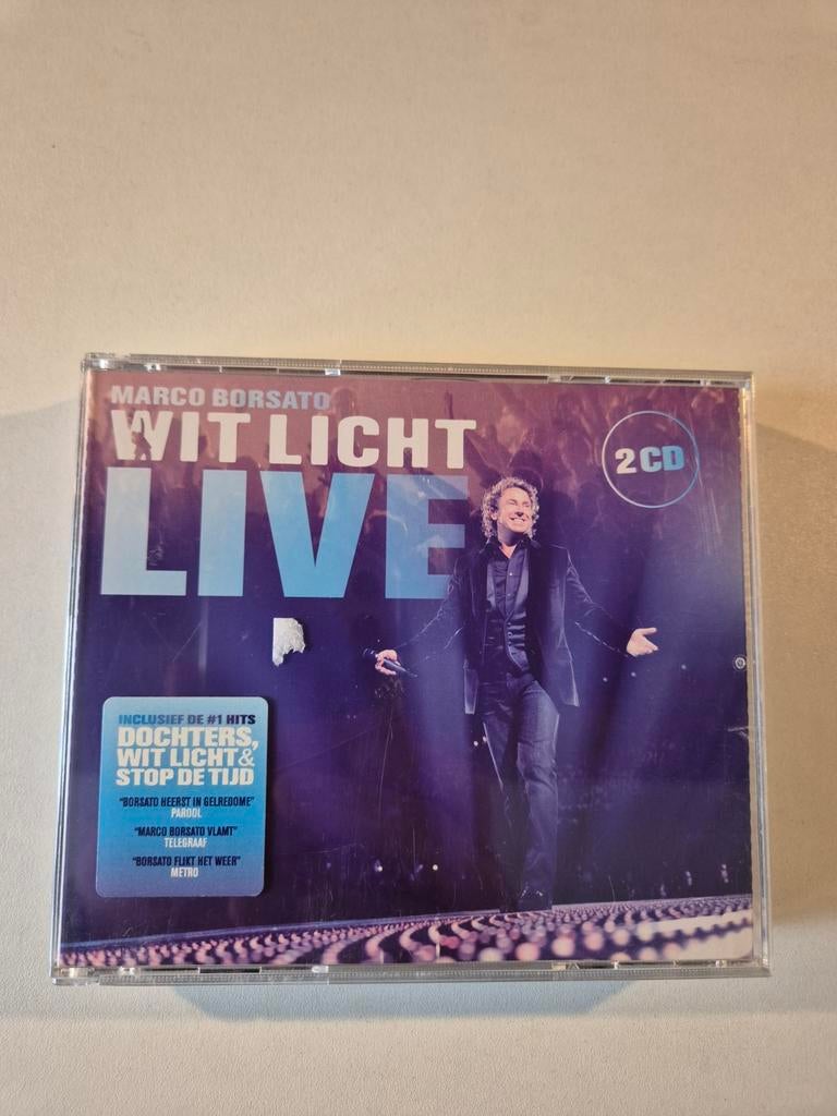 2CD Marco Borsato-Wit Licht....Live, Ophalen of Verzenden, Zo goed als nieuw, Pop