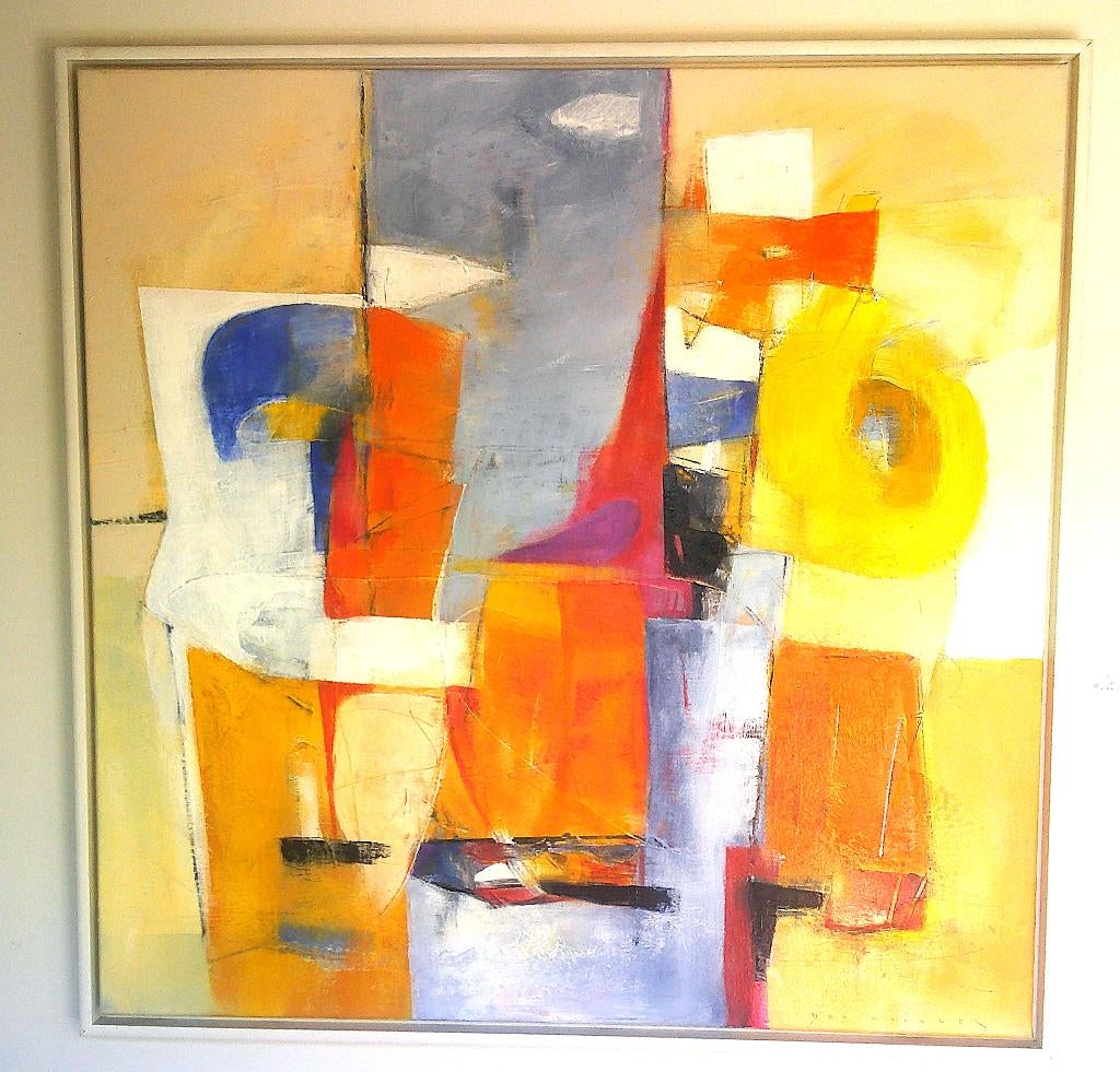 titel :  Feestelijke stad 1996 - Yon Nicolas (geb. 1935), Antiek en Kunst, Ophalen
