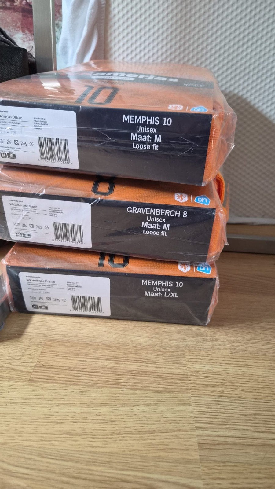 Wkamerjas badjas Ah oranje 1 stuk gravenberch laatste KIDS, Albert Heijn, Ophalen of Verzenden