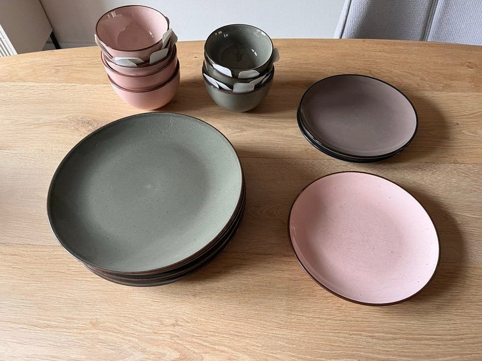 Xenos Emma Servies - Dinerborden, Ontbijtborden, Schaaltjes, Ophalen, Gebruikt, Overige merken, Bord(en)