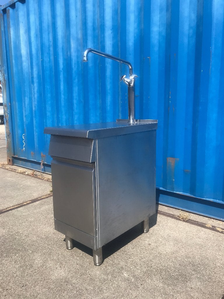 compact RVS spoelunit kastje met lade element, Ophalen, 50 tot 100 cm, Zo goed als nieuw, Minder dan 100 cm