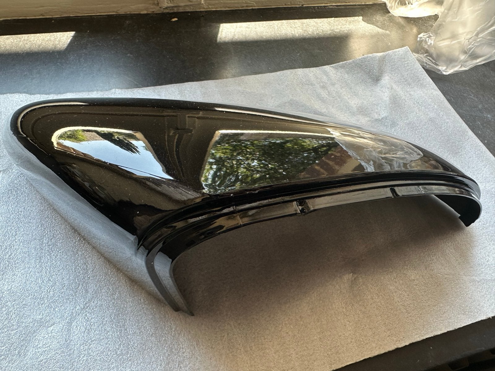 Zwarte spiegelkap voor VW golf 7 1/2 (rechts) Nieuw, Auto-onderdelen, Ophalen of Verzenden, Nieuw, Volkswagen
