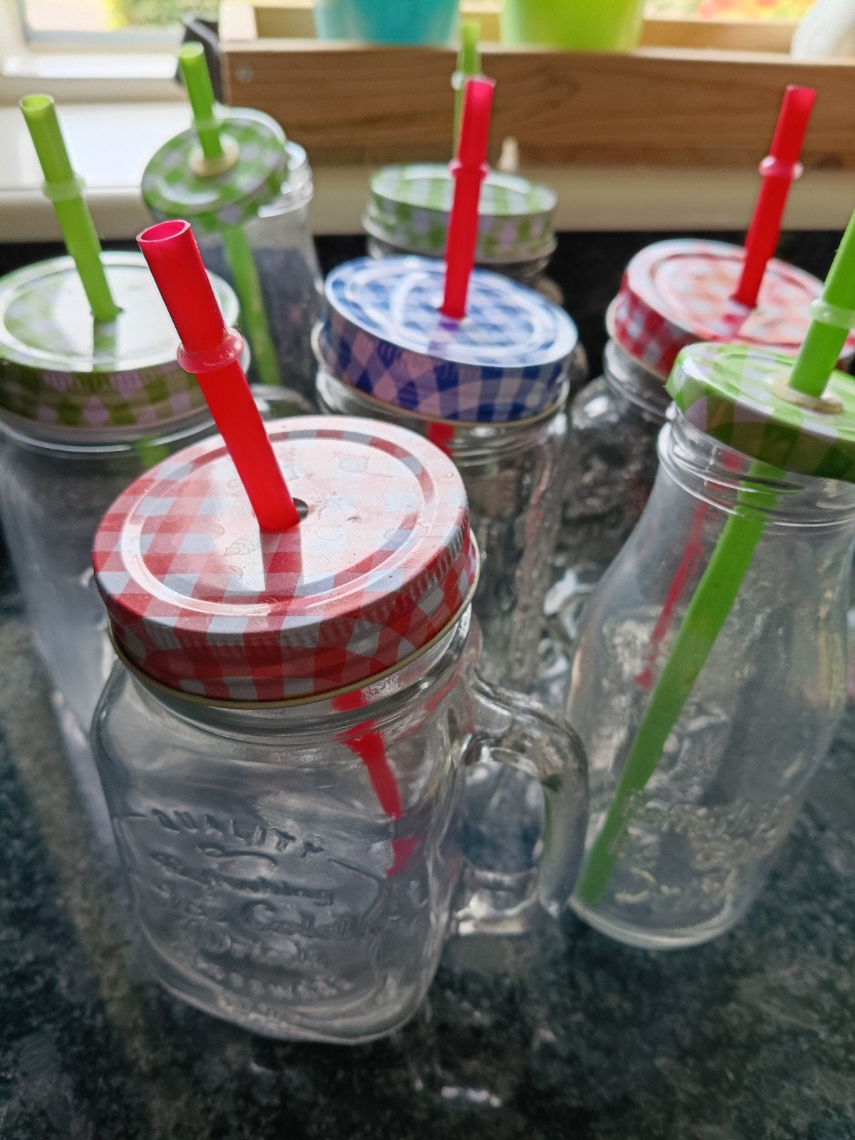 kinder drinkbeker met deksel, Ophalen of Verzenden, Glas, Pot, Bus of Blik