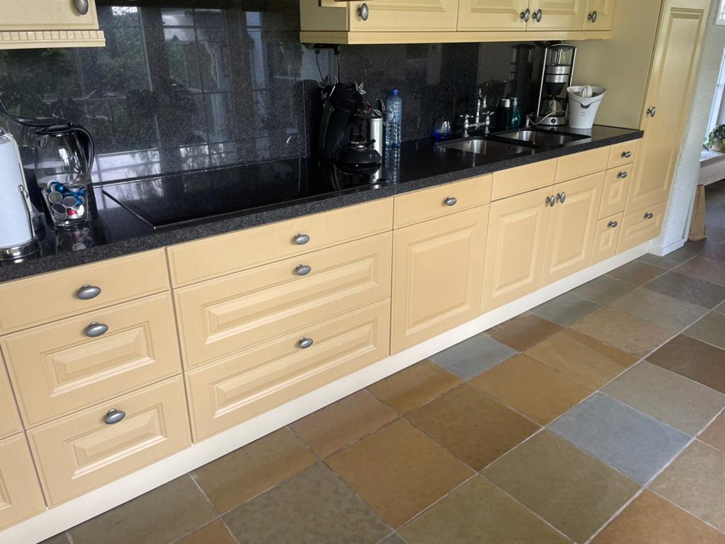 Keuken incl apparatuur excl. induktieplaat, Ophalen of Verzenden, Gebruikt, Graniet of Steen