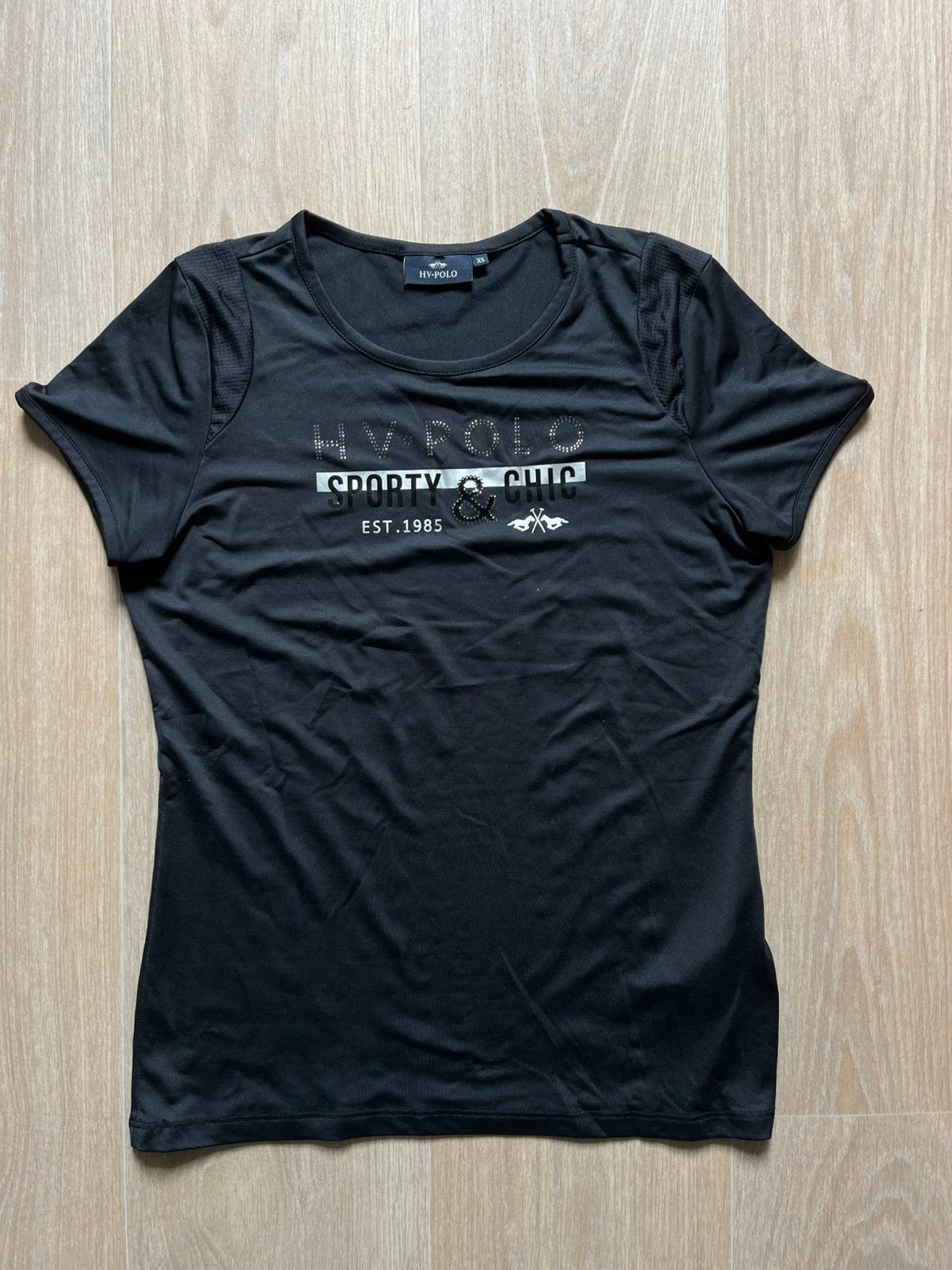 Hv polo shirt xs, Blauw, Ophalen of Verzenden, Zo goed als nieuw, Korte mouw