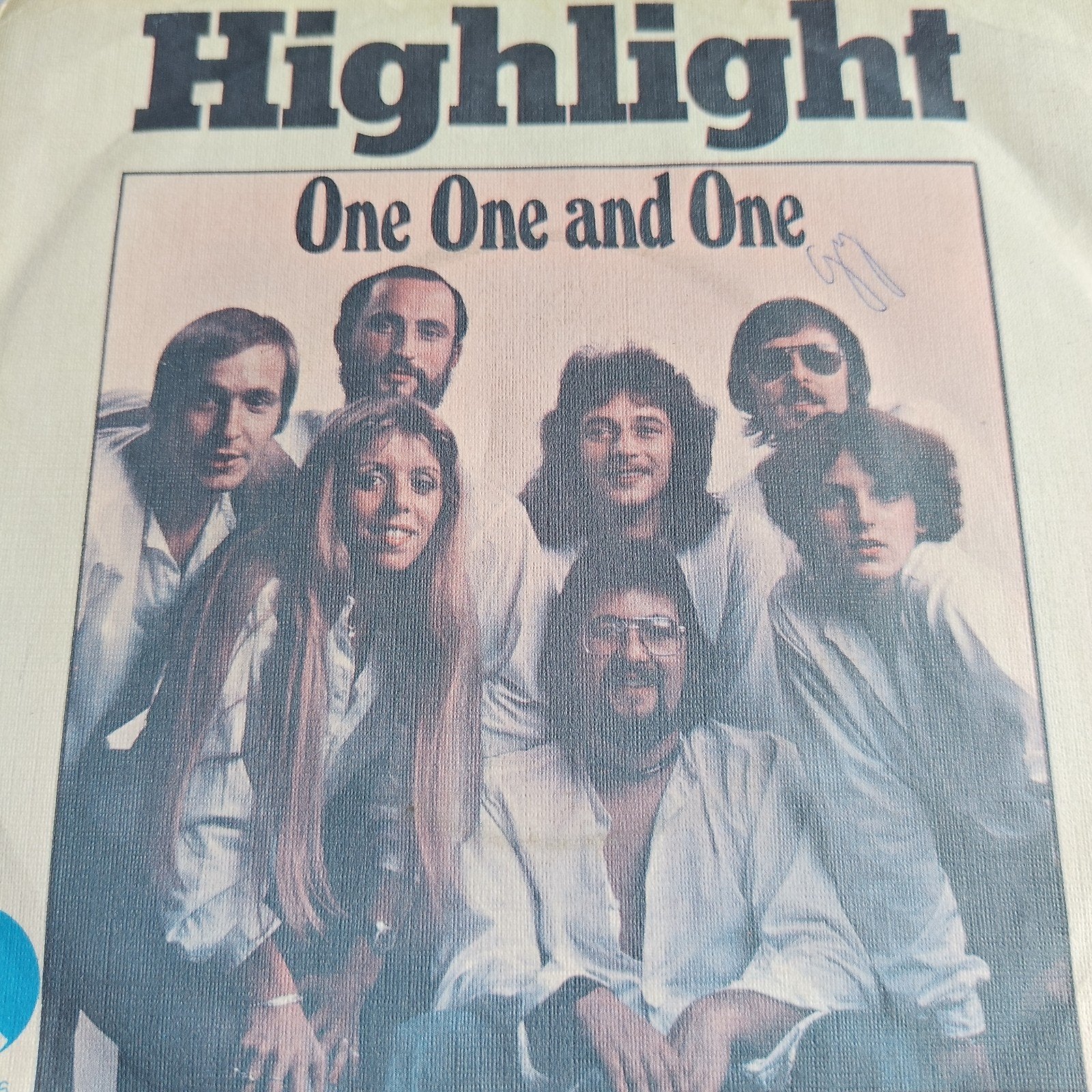 Highlight - One One and One (Vinyl Single), Gebruikt, 7 inch, Ophalen of Verzenden, Pop