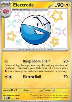 ELECTRODE 134/091 - PALDEAN FATES, Ophalen of Verzenden, Nieuw, Losse kaart, Foil