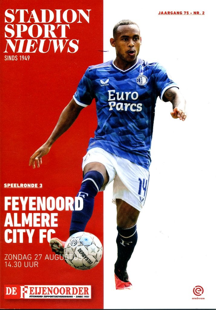 Wedstrijdmagazines 2023-2024 [ Feyenoord ], Ophalen of Verzenden, Zo goed als nieuw, Feyenoord, Boek of Tijdschrift