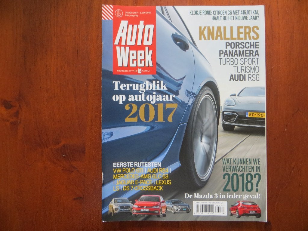 Autoweek 51-52 2018 Porsche Panamera Turbo Sport Turismo, Ophalen of Verzenden, Nieuw, Porsche