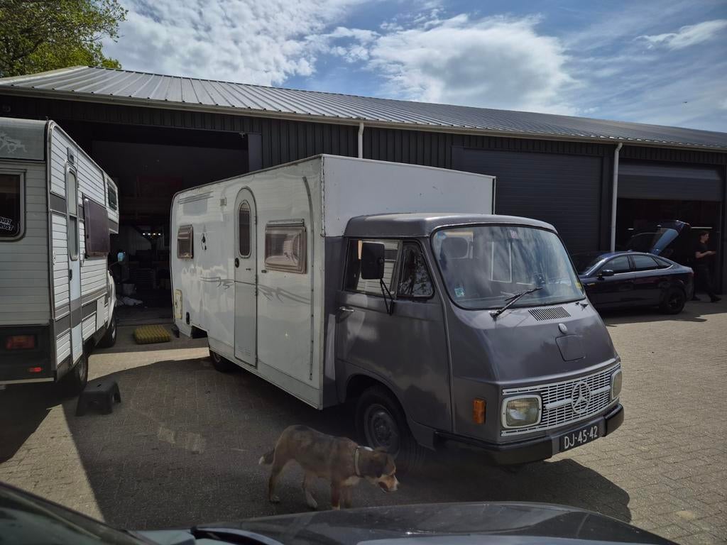 Hanomag henschel mercedes  F35  2.2D apk belasting vrij!, Caravans en Kamperen, Campers, Bedrijf