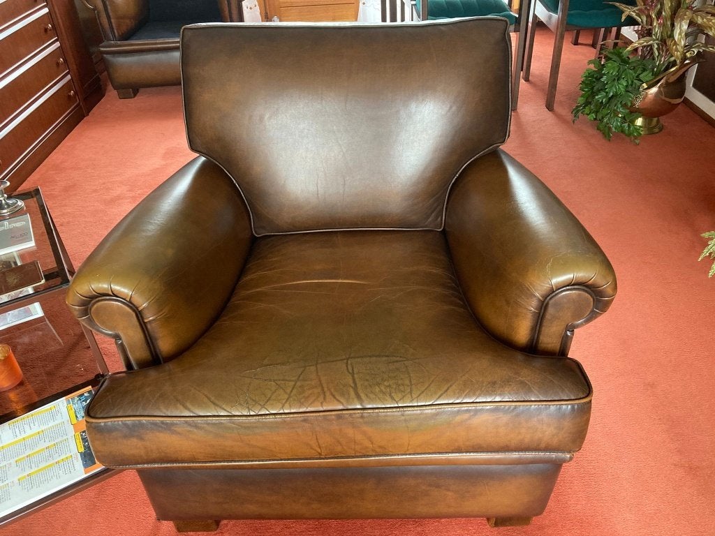 Muylaert Clubfauteuil, Ophalen, Gebruikt, Minder dan 75 cm, Klassieke clubfauteuil Engelse landelijke stijl