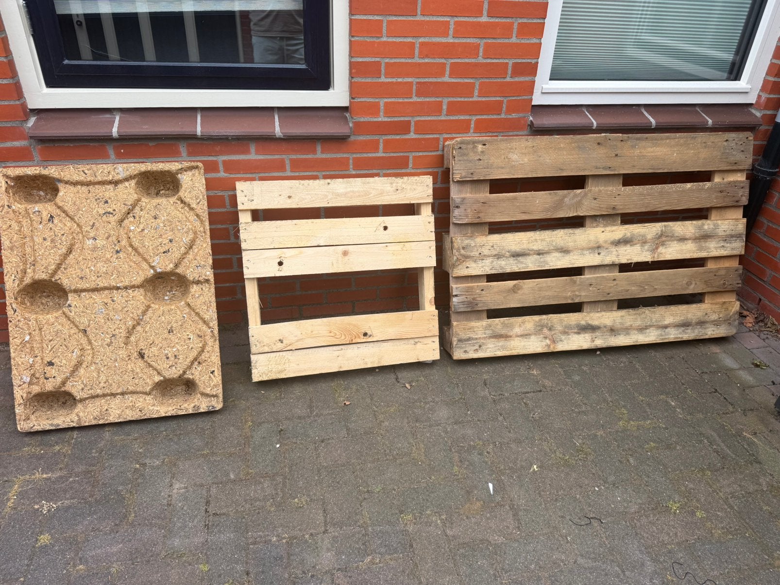 Gratis pallets, Doe-het-zelf en Verbouw, Hout en Planken, Ophalen, Zo goed als nieuw, Pallet, Minder dan 200 cm