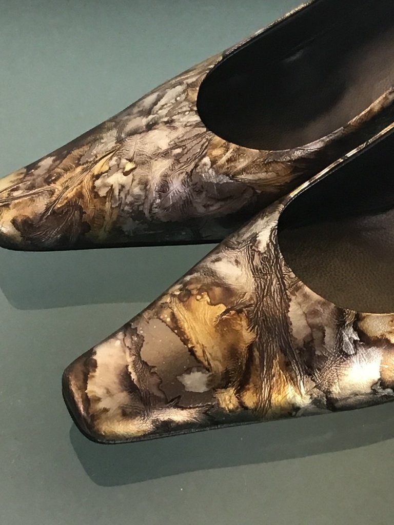 Nieuwe leren pumps 38.5 | marmerlook | Gratis verzenden, Pumps, Overige kleuren, Verzenden, Nieuw