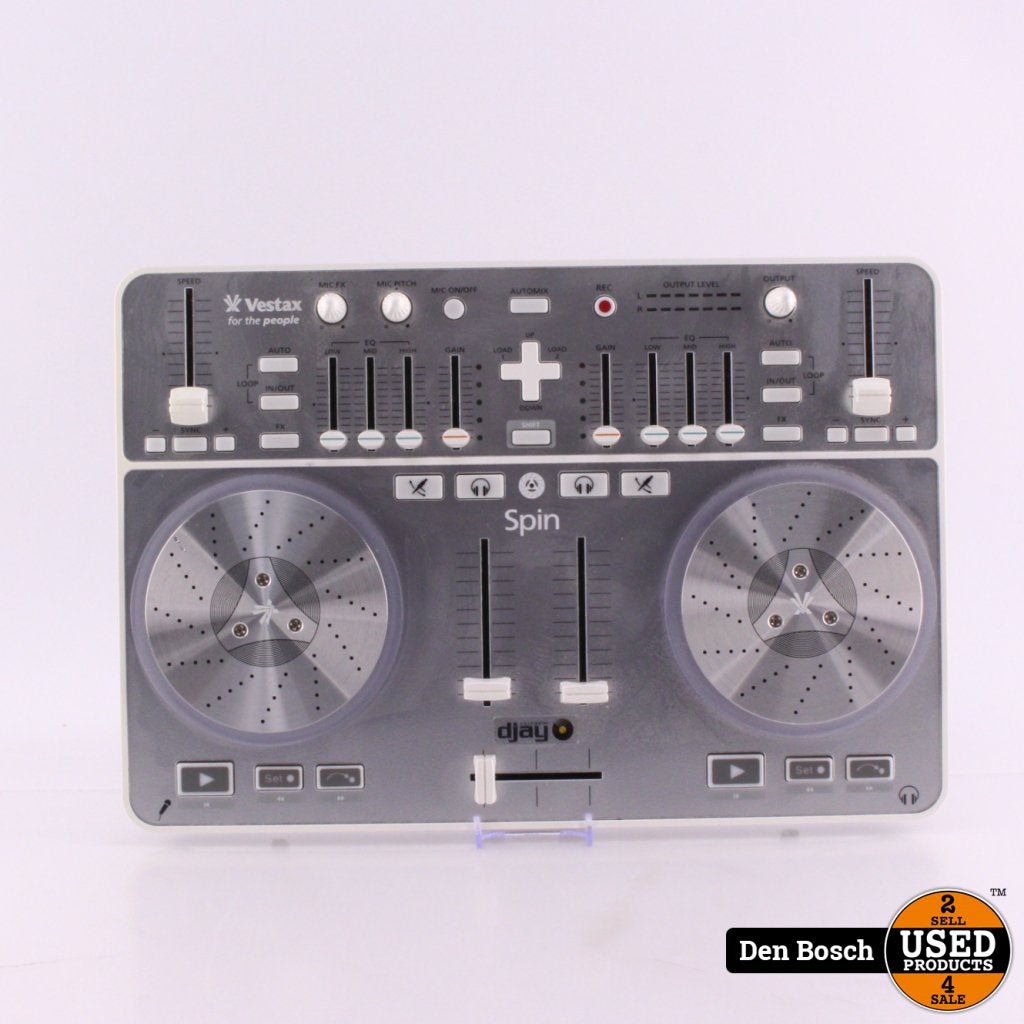 Vestax DJ Spin | Met garantie, Pioneer, Gebruikt, Support@pioneer.com, 28-8, Honkomagome 2-chome, Bunkyo-ku
Tokyo 113-0021
Japan
