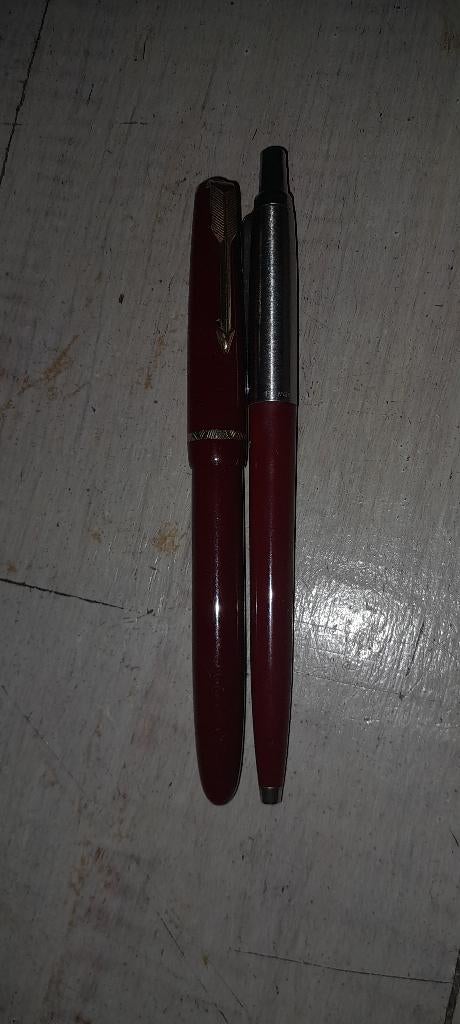 Parker pen en vulpen  gouden tip, Ophalen, Zo goed als nieuw, Vulpen, Parker