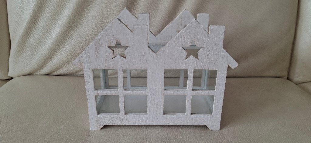 Kerstbakje in de vorm van een huisje, Ophalen of Verzenden, Gebruikt