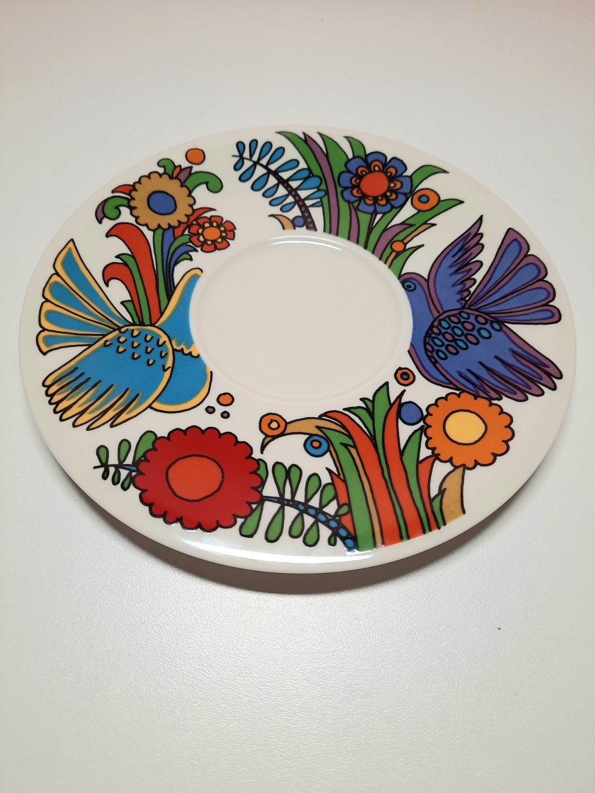 Villeroy & Boch Acapulco vintage schotel zgan, Ophalen of Verzenden, Zo goed als nieuw, Overige stijlen, Kop(pen) en/of Schotel(s)