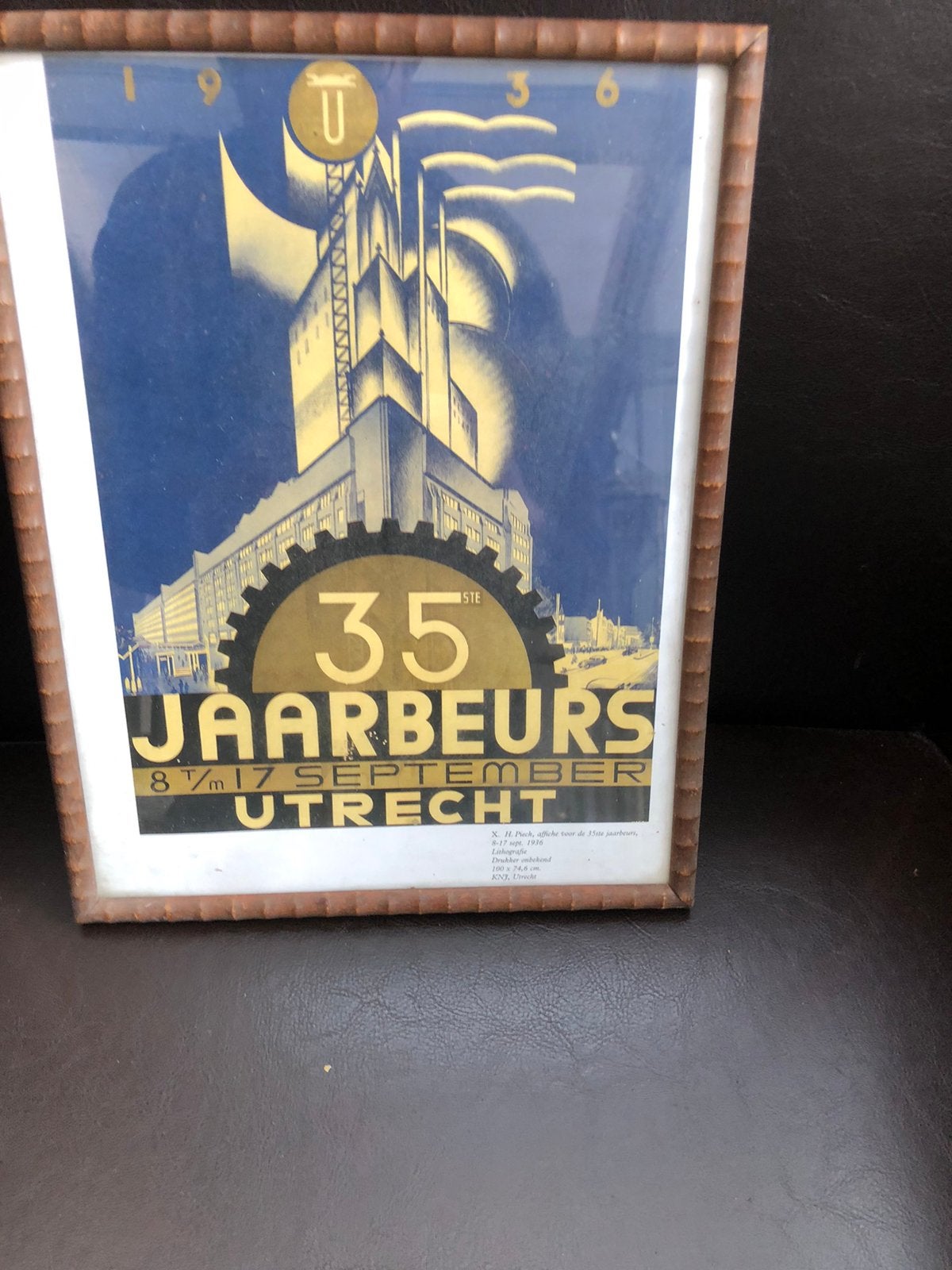 Affiche jaarbeurs, Verzamelen, Ophalen of Verzenden, Zo goed als nieuw