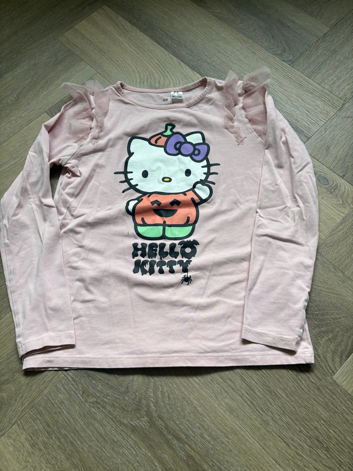 Gratis Hello Kitty longsleeve H&M maat 134/140, Ophalen, Gebruikt, Meisje, Shirt of Longsleeve