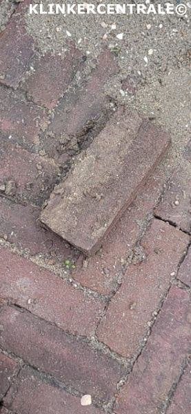 200m2 rood bruin gebakken klinkers dikformaat 7-duimers, Tuin en Terras, Bij dit gebruikte product niet meer te achterhalen., Gebruikt