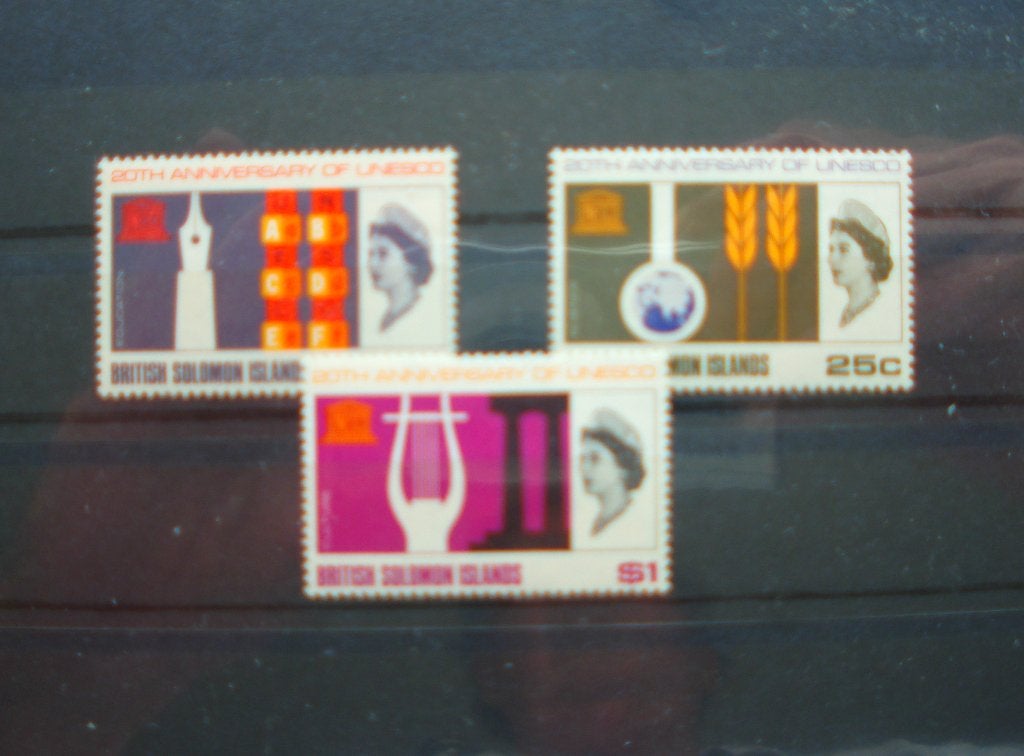 British Solomon lsands SG 157/159, Postzegels en Munten, Ophalen of Verzenden, Buitenland