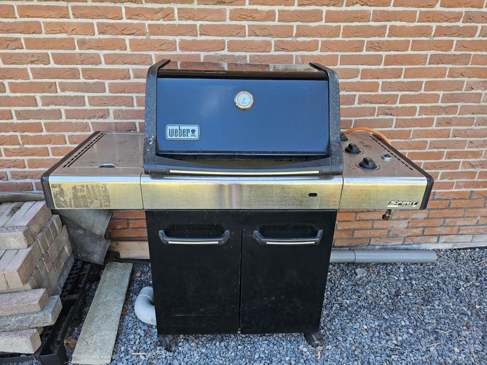 Weber Spirit gasbarbecue met hoes, Ophalen, Gebruikt, Weber