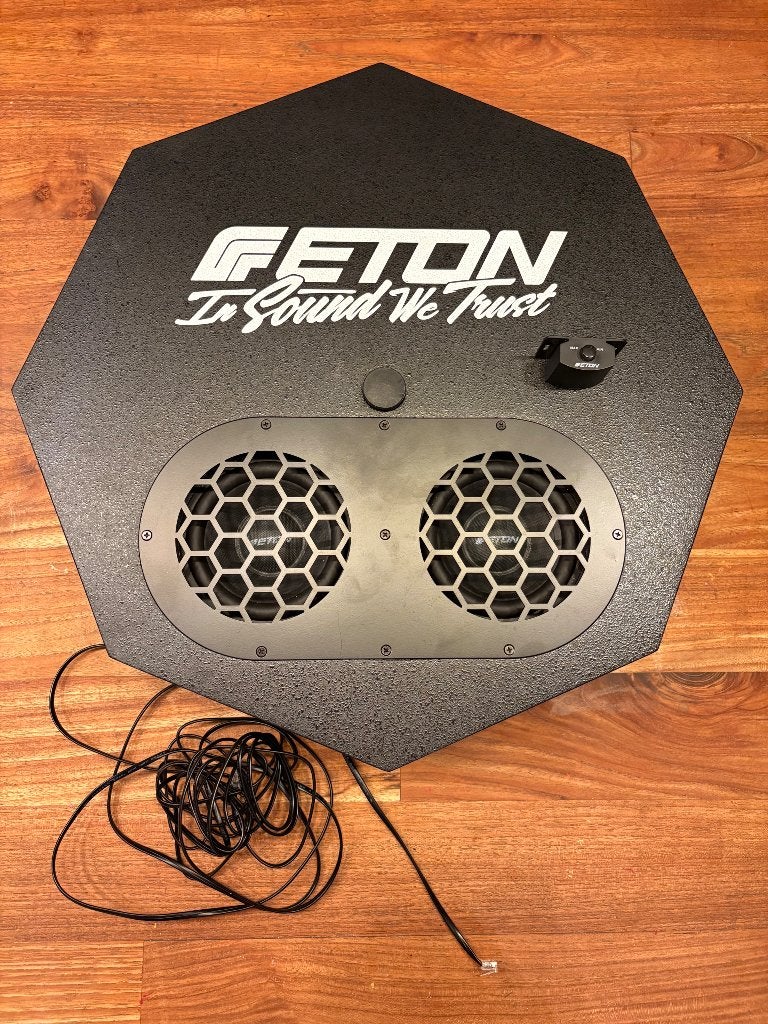 ETON RES 5 FLAT actieve reservewiel subwoofer 300W RMS, Audio, Tv en Foto, Luidsprekers, Zo goed als nieuw, Ophalen, 150 watt of meer