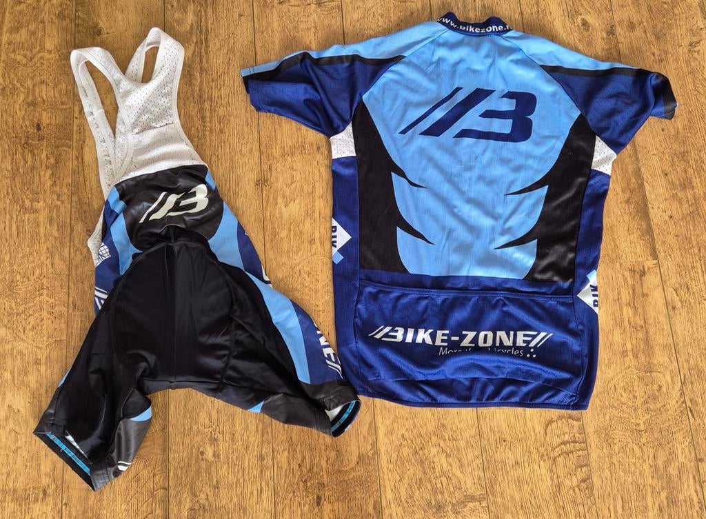 Bio-Racer fietsset, shirt en broek Maat 3( M), Gebruikt, M, Dames, Ophalen of Verzenden